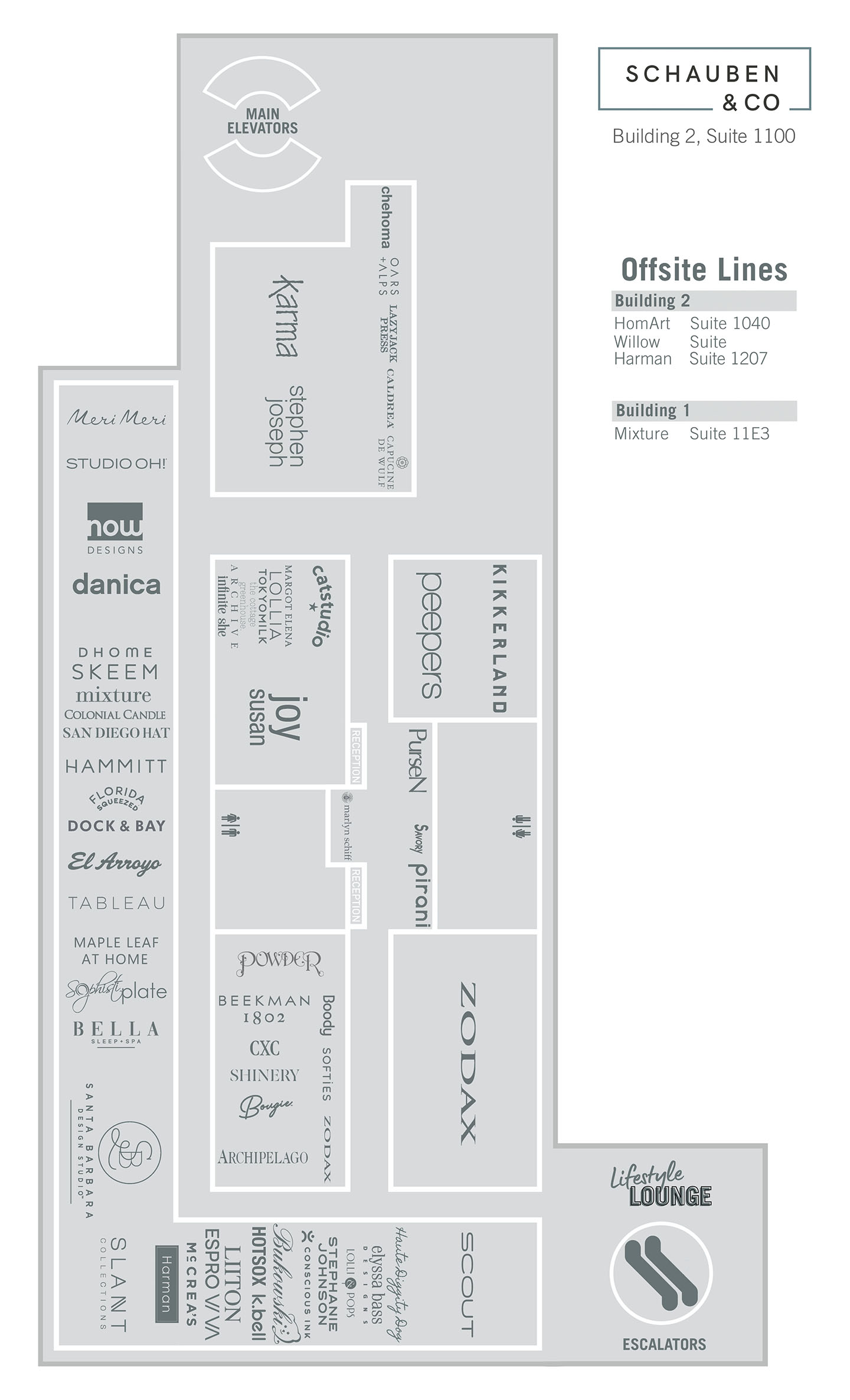 Showroom Map